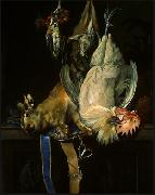 Willem van Aelst Still Life with Dead Game painting